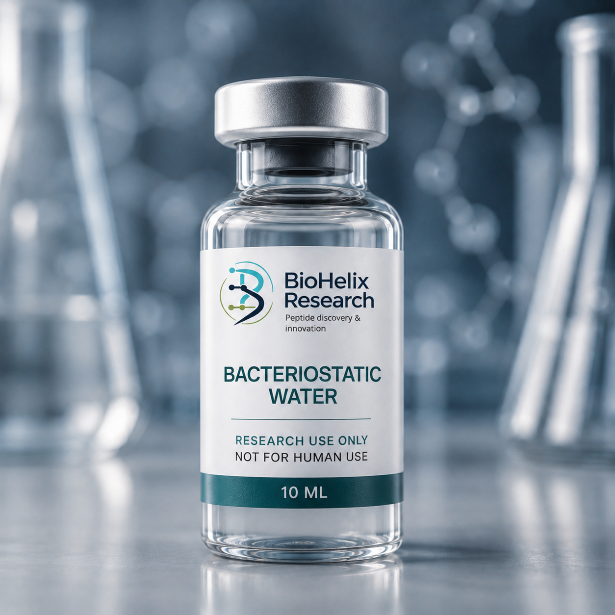 Bacteriostatic Water – Laboratory Grade Research Solution.
